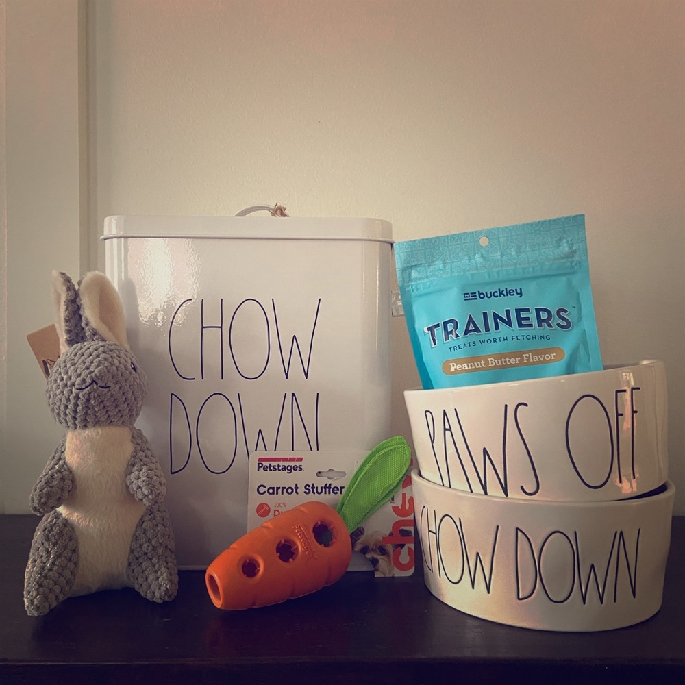 Rae Dunn Pet Dishes, Container & More!